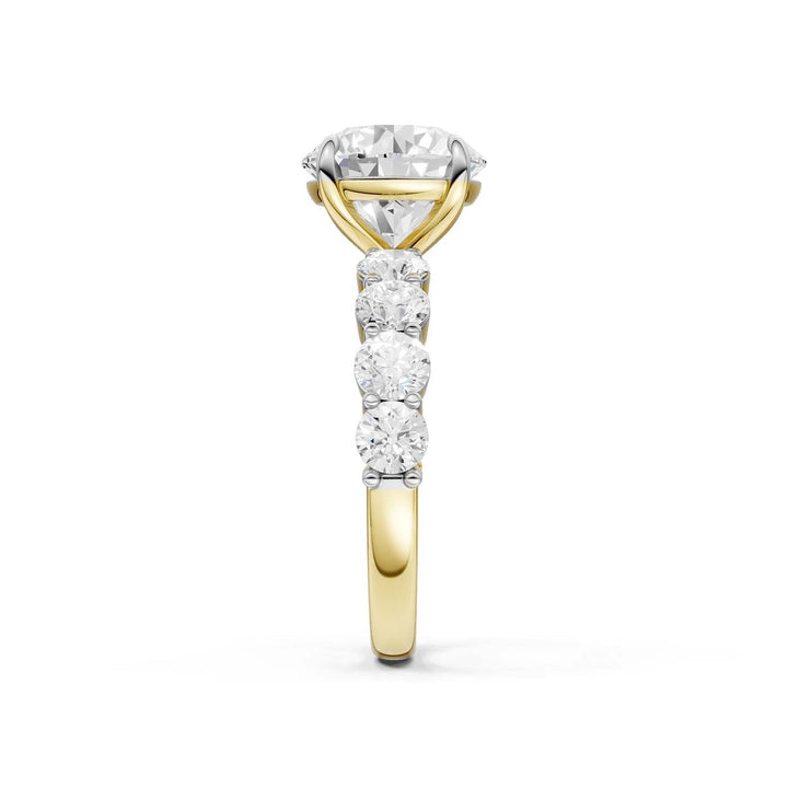 14K 4.50CT Lab Grown Diamond Engagement Ring