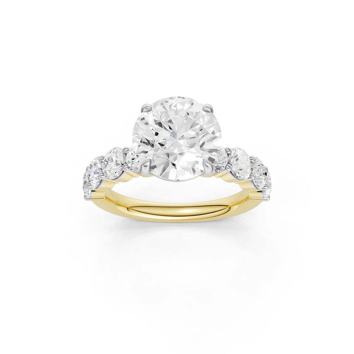 14K 4.50CT Lab Grown Diamond Engagement Ring