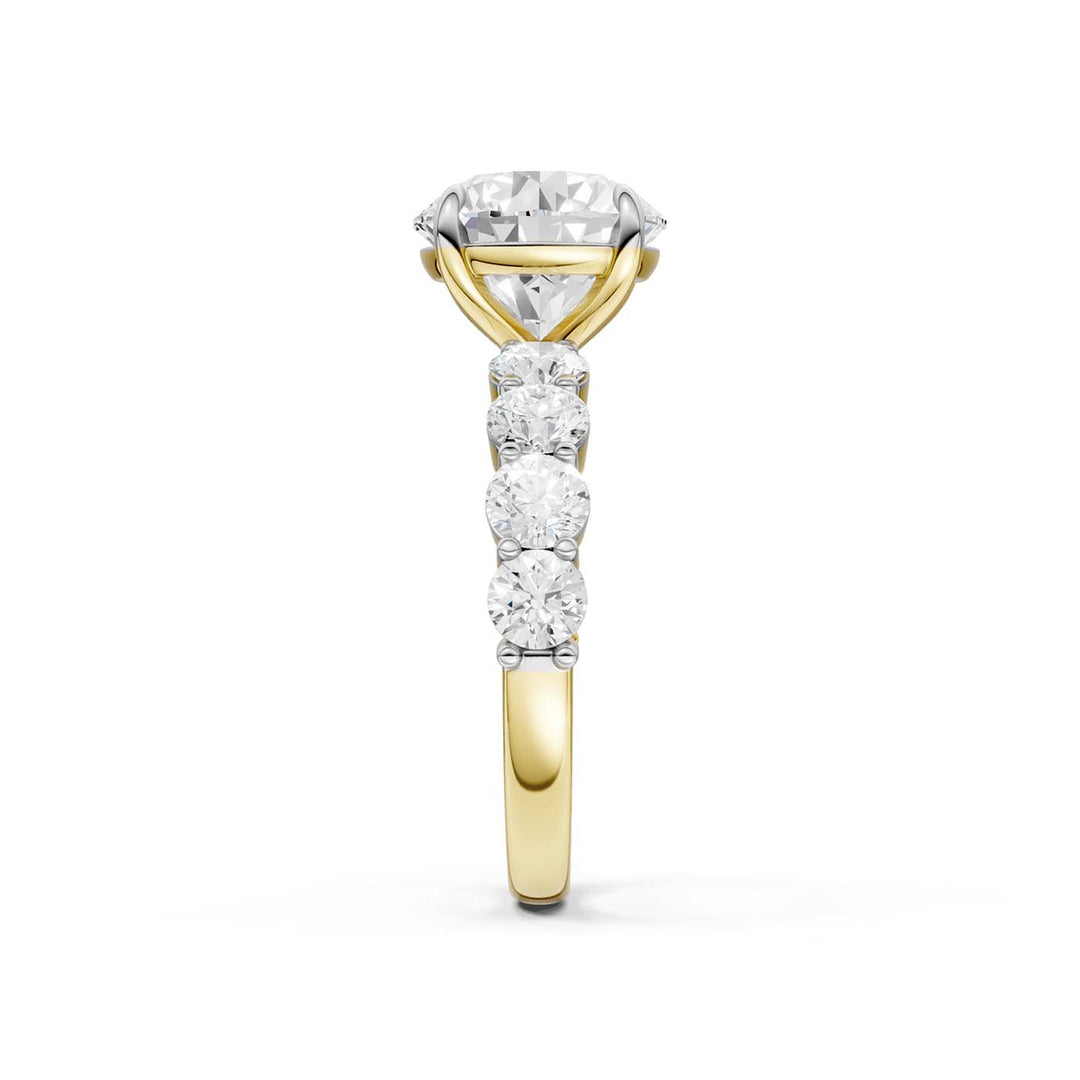 14K 4.50CT Lab Grown Diamond Engagement Ring
