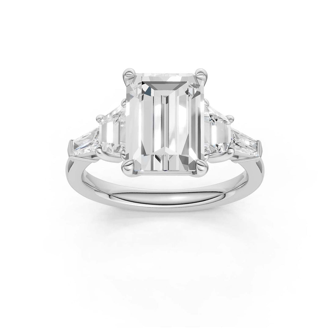 14K 3.78CT Lab Grown Diamond Engagement Ring