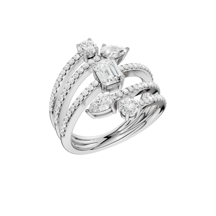 14K 1.50CT Lab Grown Diamond Fancy Ring