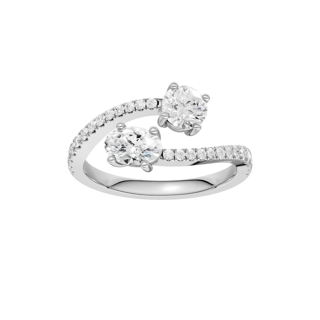 14K 1.00CT Lab Grown Diamond Fancy Ring
