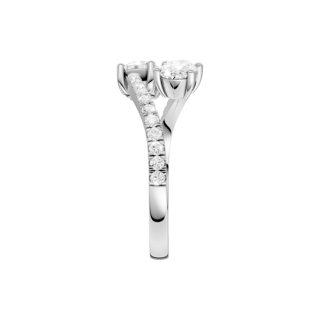 14K 1.00CT Lab Grown Diamond Fancy Ring