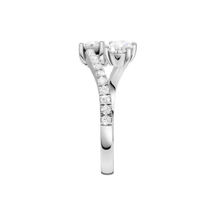 14K 1.00CT Lab Grown Diamond Fancy Ring