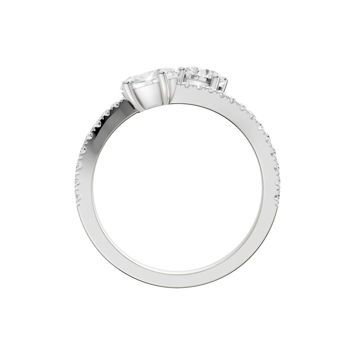 14K 1.00CT Lab Grown Diamond Fancy Ring