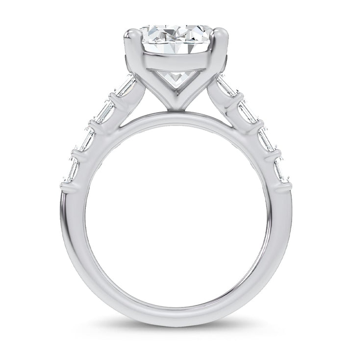 14K 5.72CT  Certified Lab Grown Engagement Ring