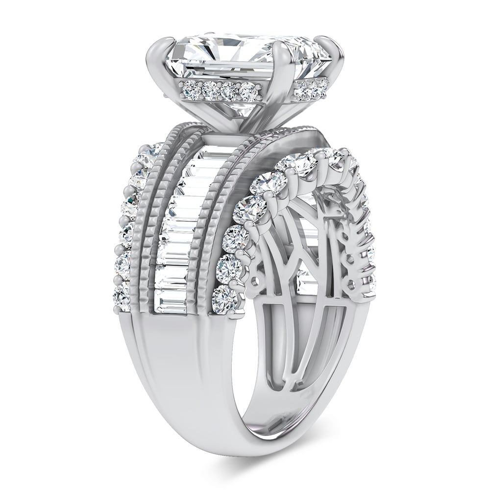 14K 5.72CT Certified Lab Grown Engagement Ring