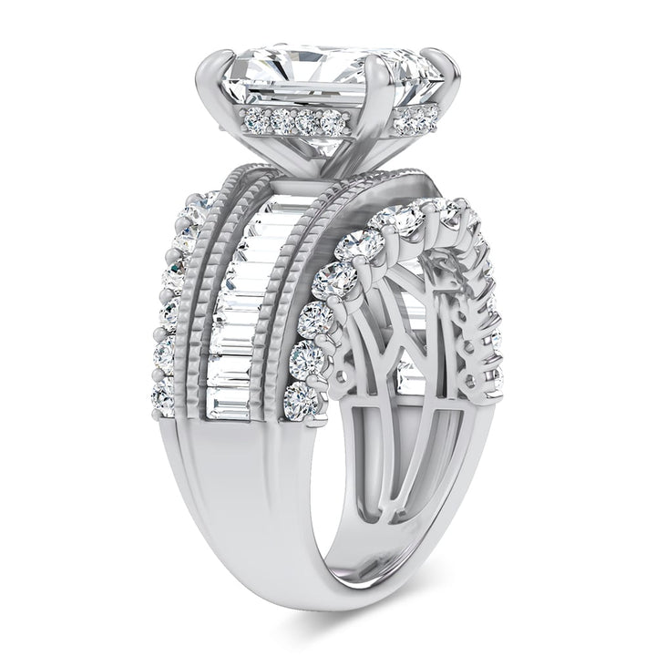 14K 5.72CT Certified Lab Grown Engagement Ring