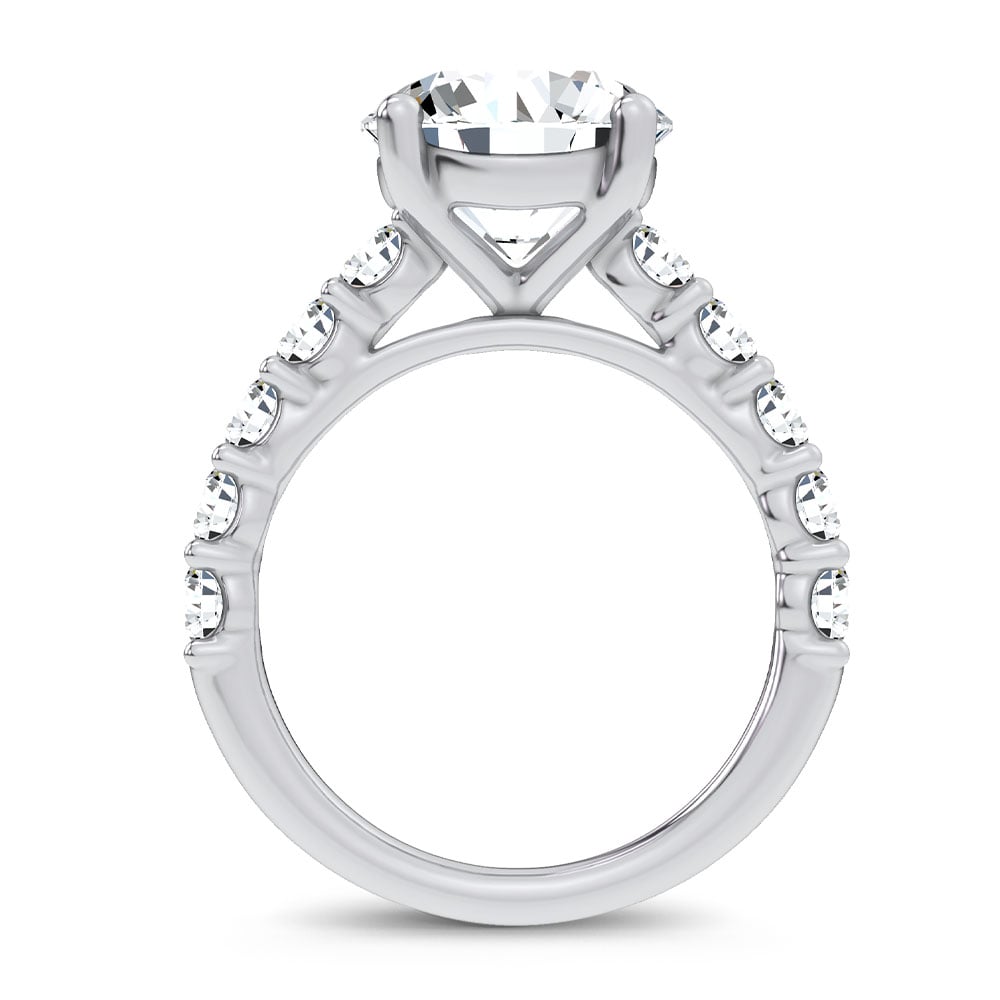 14K 4.20CT Certified Lab Grown Engagement Ring