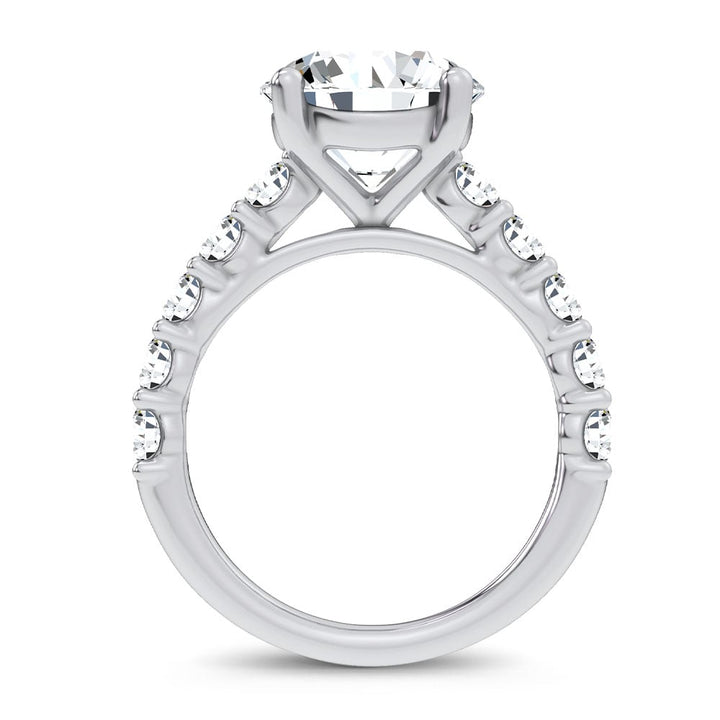 14K 4.20CT Certified Lab Grown Engagement Ring
