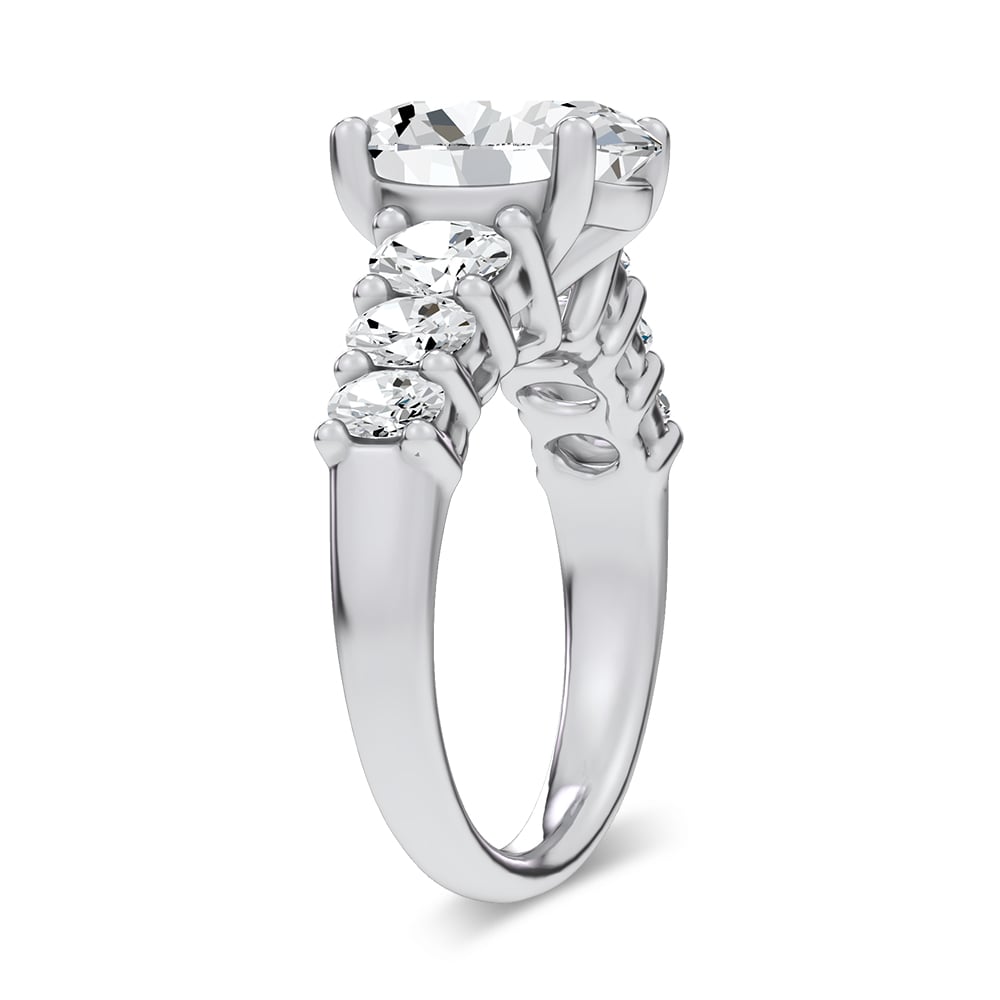 14K 4.06CT Certified Lab Grown Engagement Ring