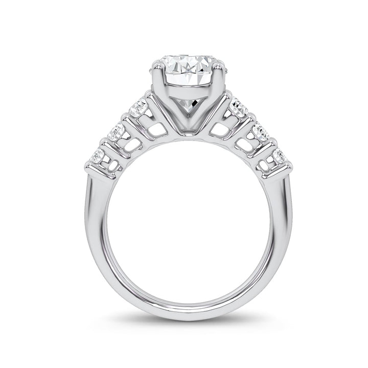 14K 4.06CT Certified Lab Grown Engagement Ring