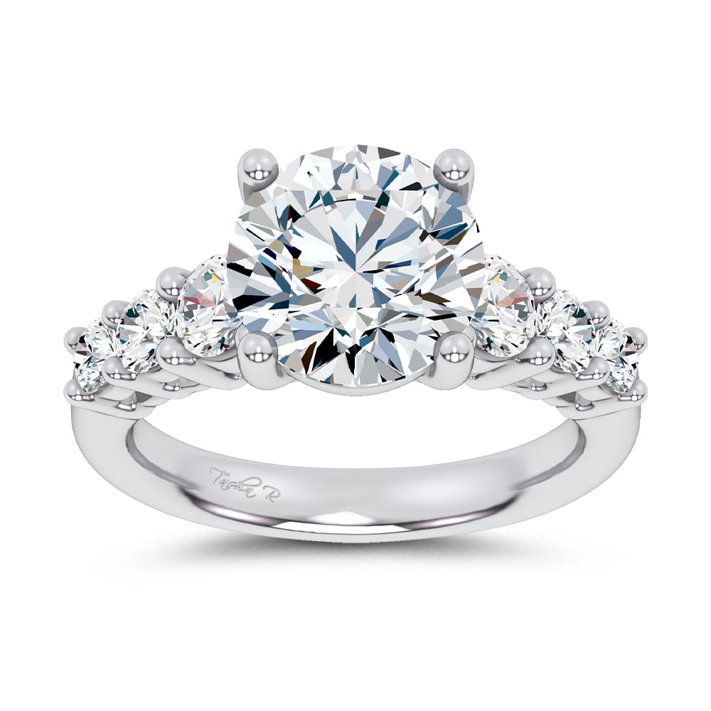 14K 3.93CT Lab Diamond  Ring