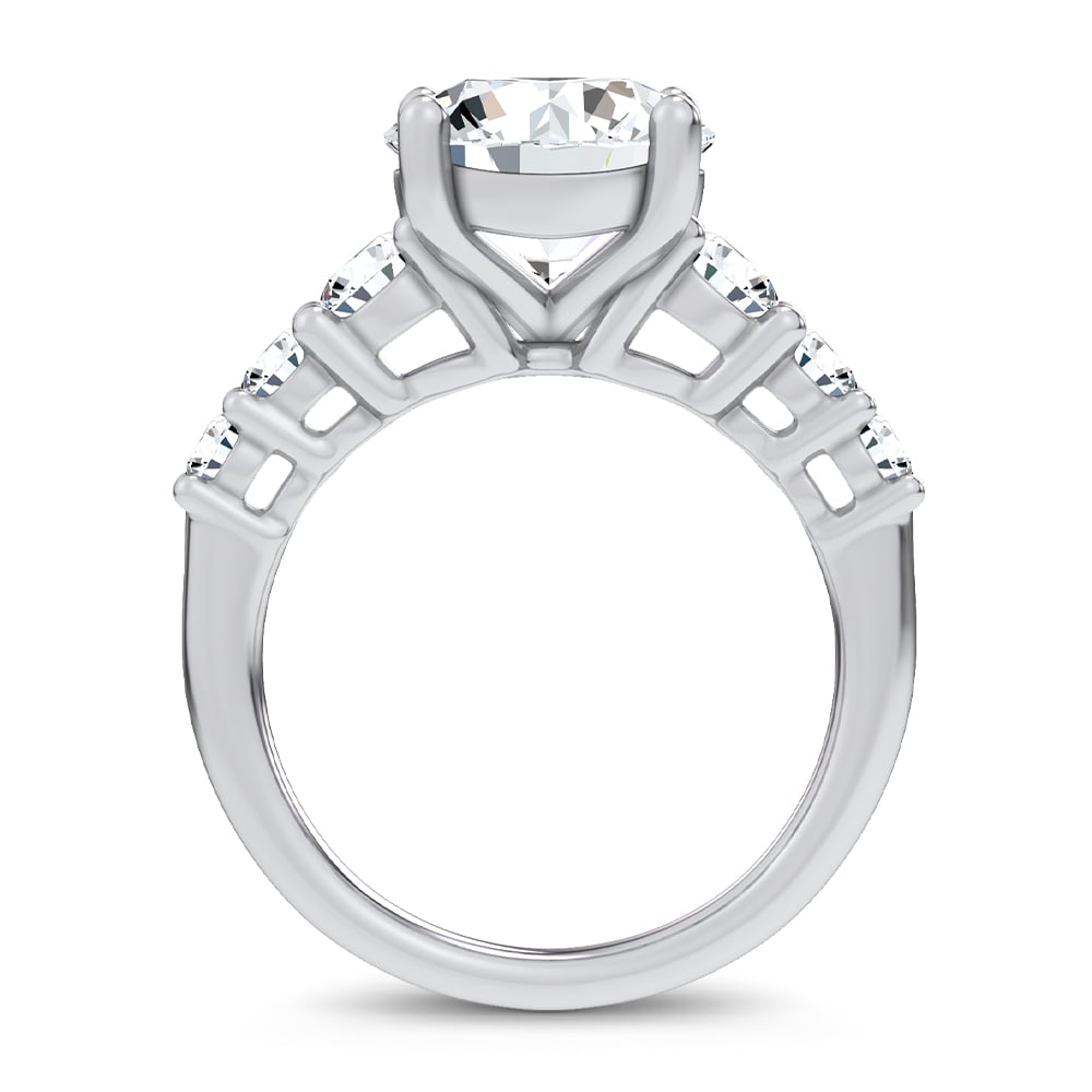 14K 3.93CT Lab Diamond  Ring