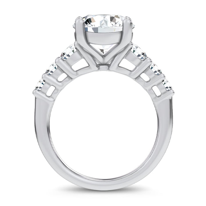 14K 3.93CT Lab Diamond  Ring