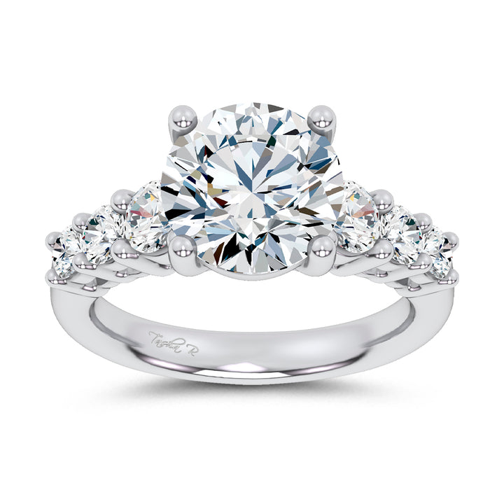 14K 3.93CT Lab Diamond  Ring