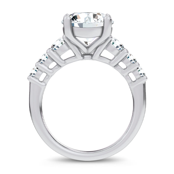 14K 3.93CT Lab Diamond  Ring