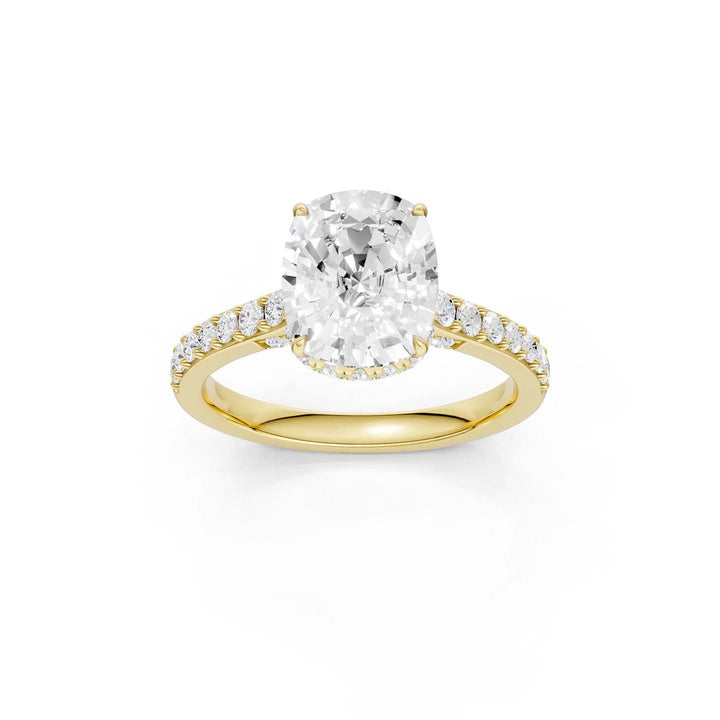 14K 3.50CT Lab Grown Diamond Engagement Ring