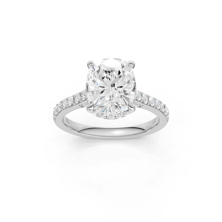 14K 4.50CT Lab Grown Diamond Engagement Ring