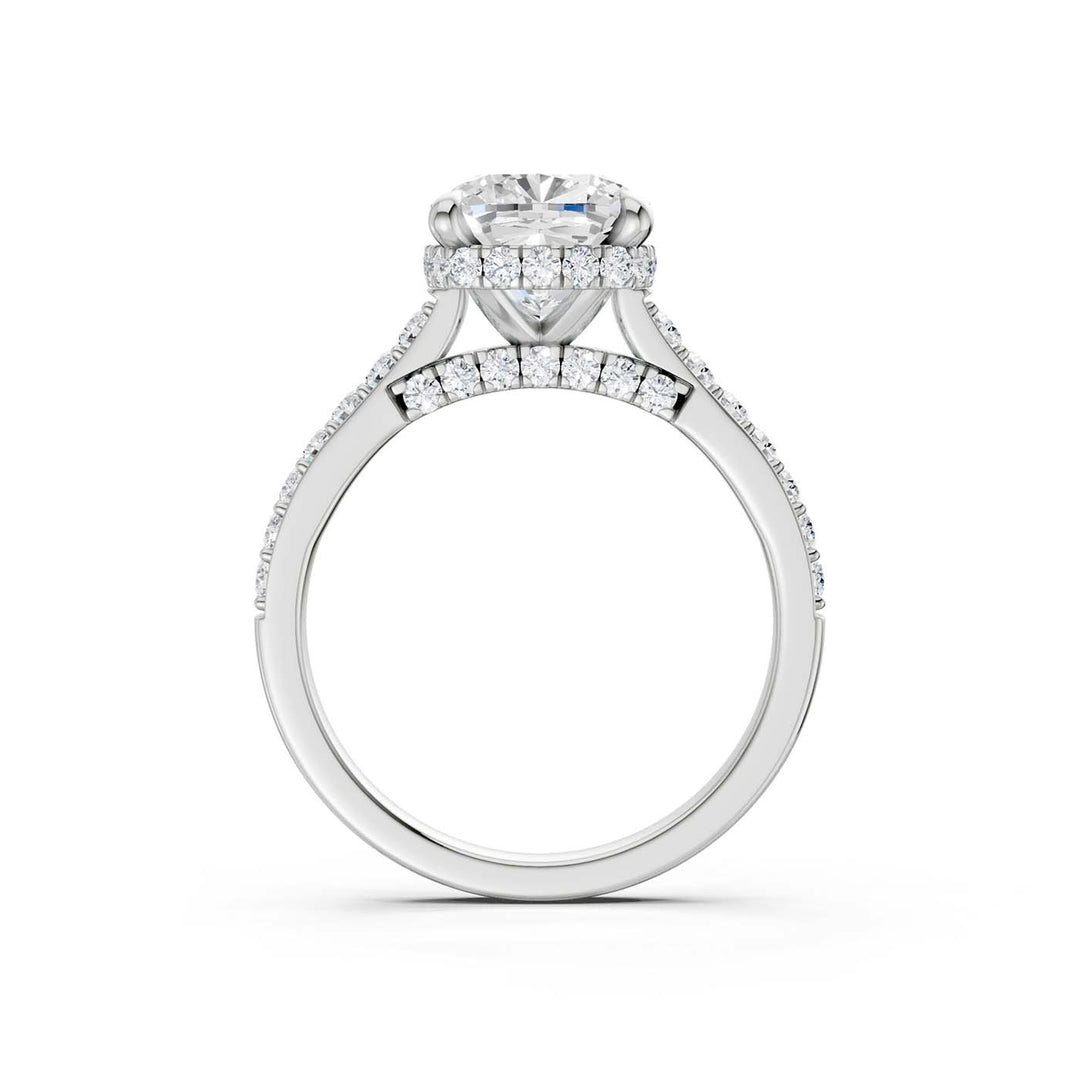 14K 4.50CT Lab Grown Diamond Engagement Ring