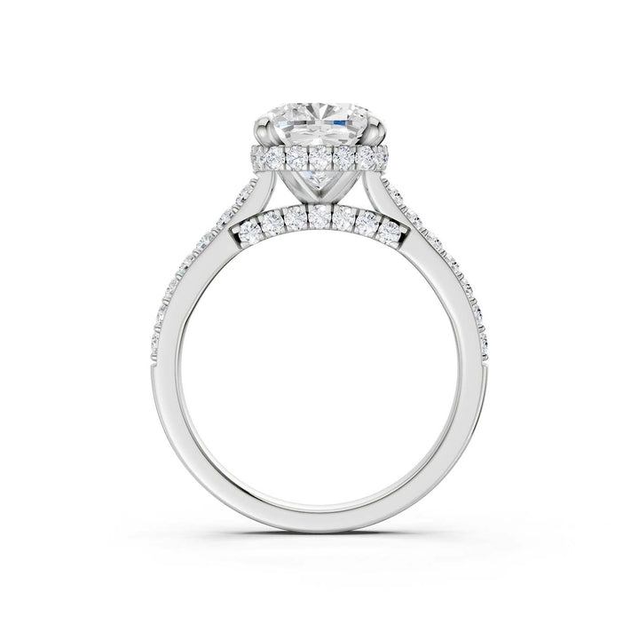 14K 4.50CT Lab Grown Diamond Engagement Ring