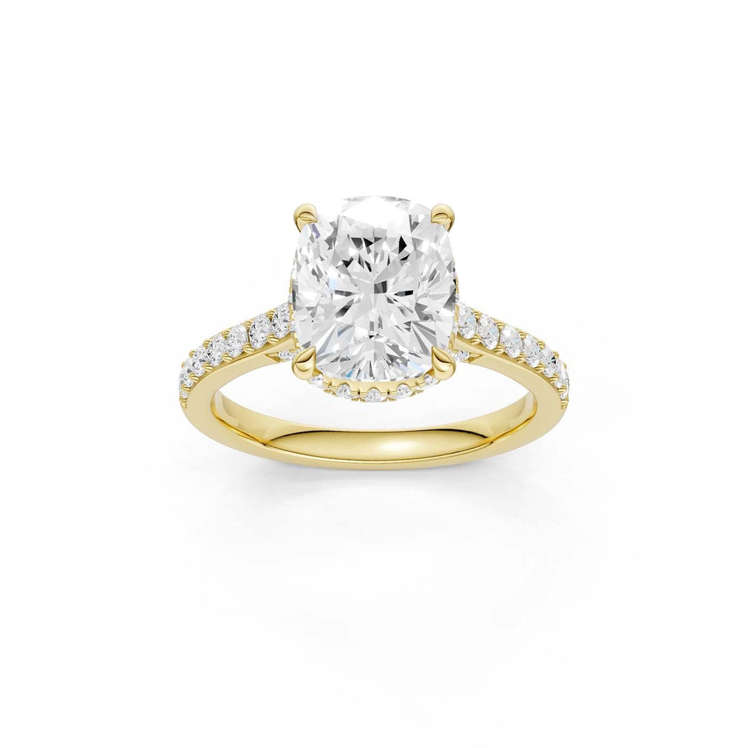 14K 4.50CT Lab Grown Diamond Engagement Ring