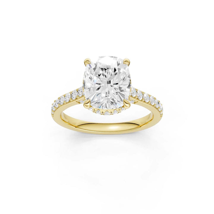 14K 4.50CT Lab Grown Diamond Engagement Ring