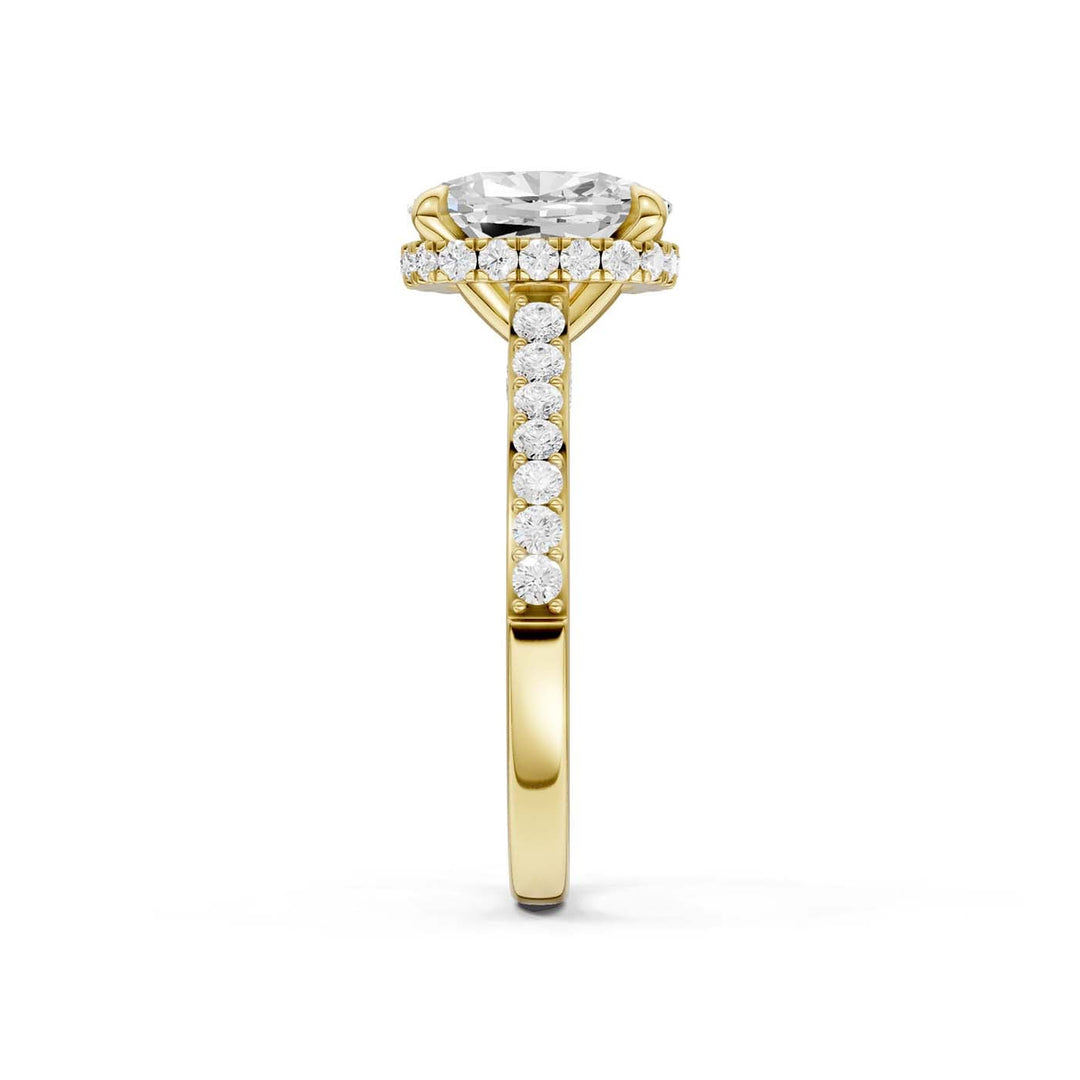 14K 4.50CT Lab Grown Diamond Engagement Ring