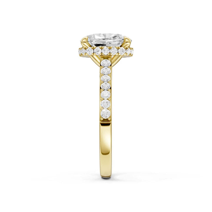 14K 4.50CT Lab Grown Diamond Engagement Ring