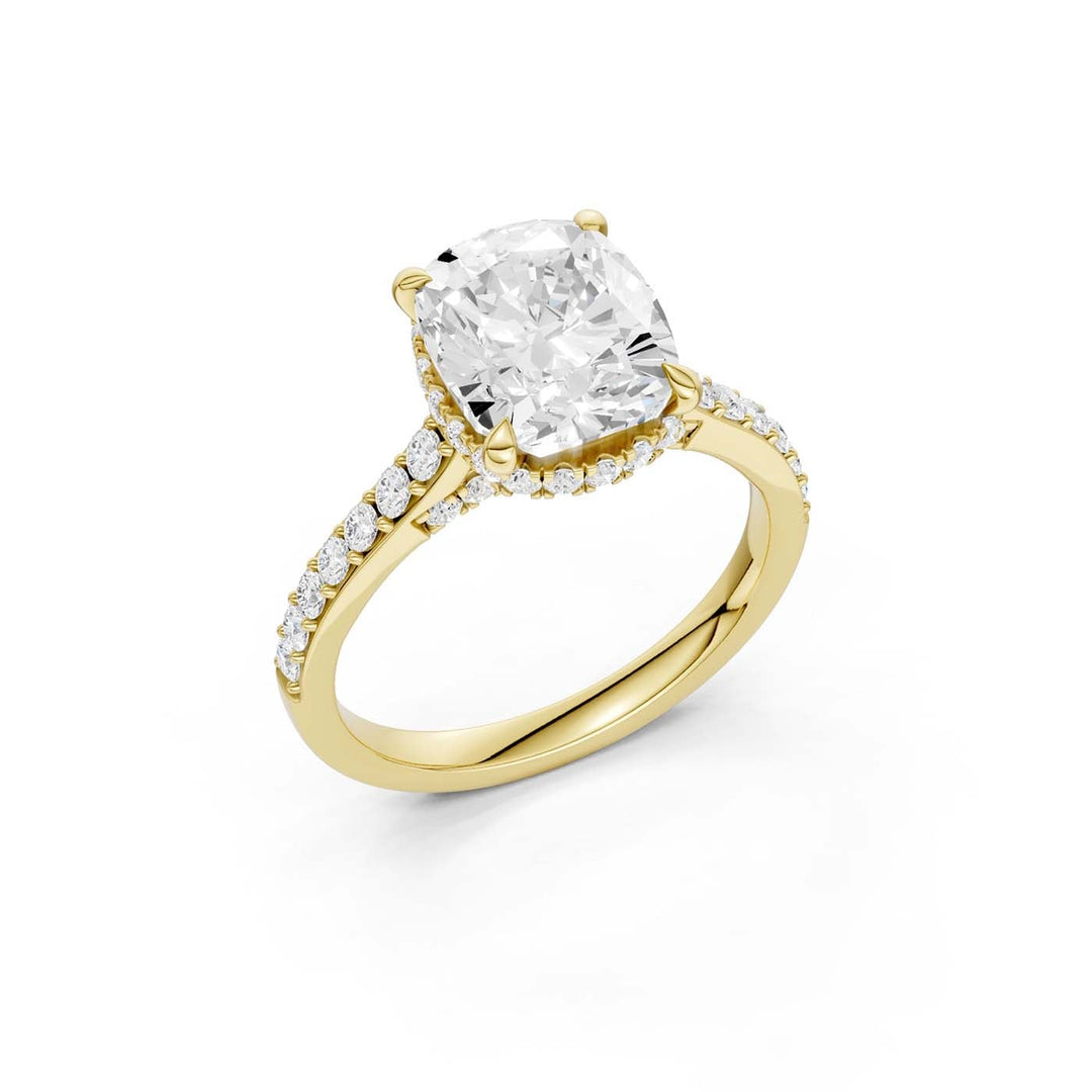 14K 4.50CT Lab Grown Diamond Engagement Ring