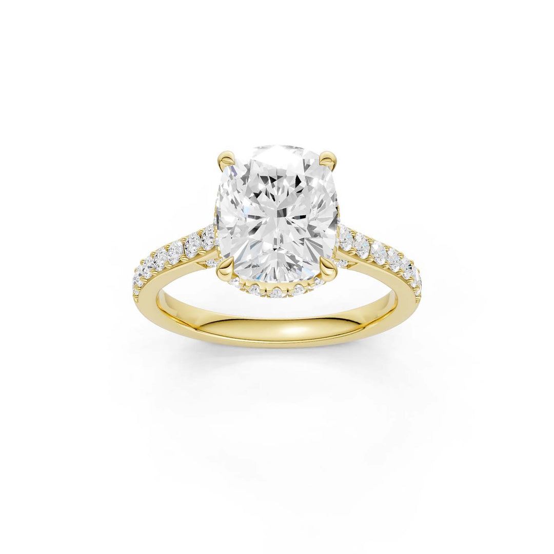 14K 4.50CT Lab Grown Diamond Engagement Ring