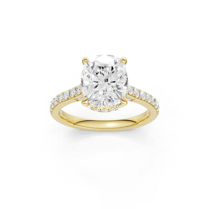 14K 4.50CT Lab Grown Diamond Engagement Ring