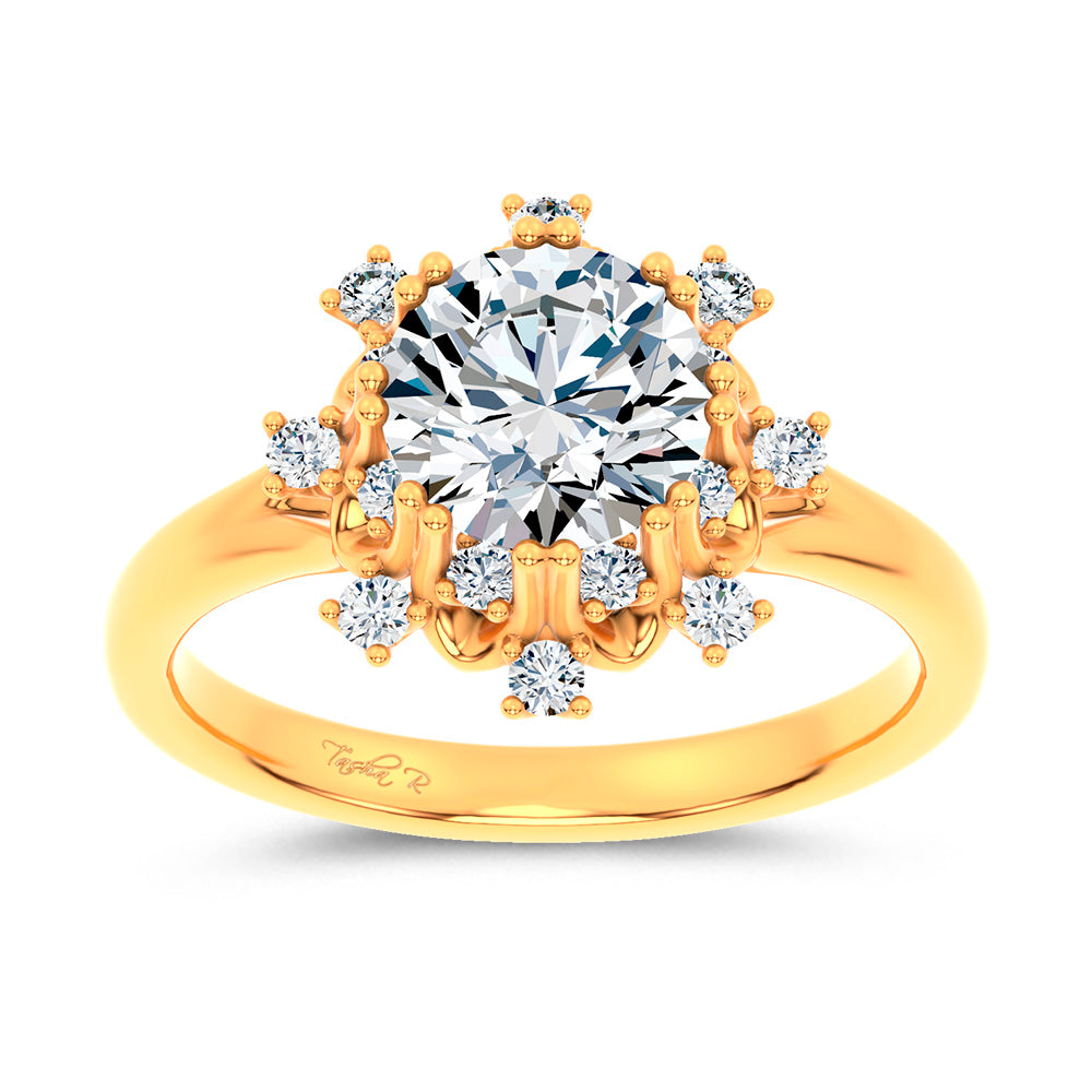 14K 1.74CT Lab Diamond  Ring