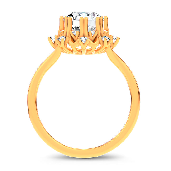 14K 1.74CT Lab Diamond  Ring