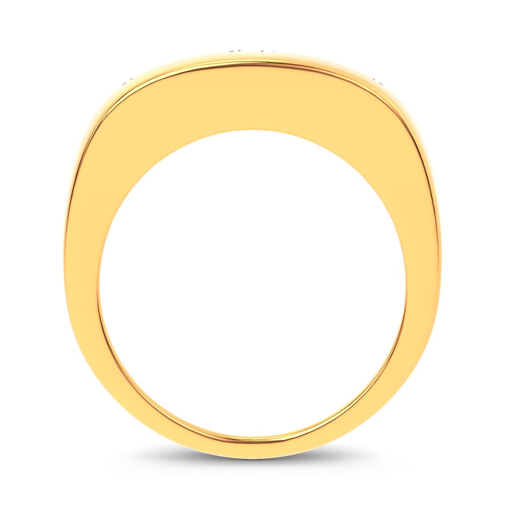 14k 3.20CT Certified Lab Grown Mens Ring