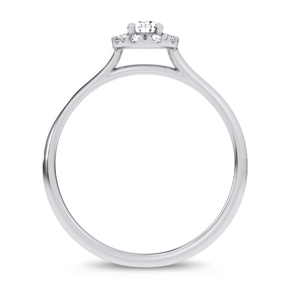 14K 0.33CT Certified Lab Grown Promise Ring