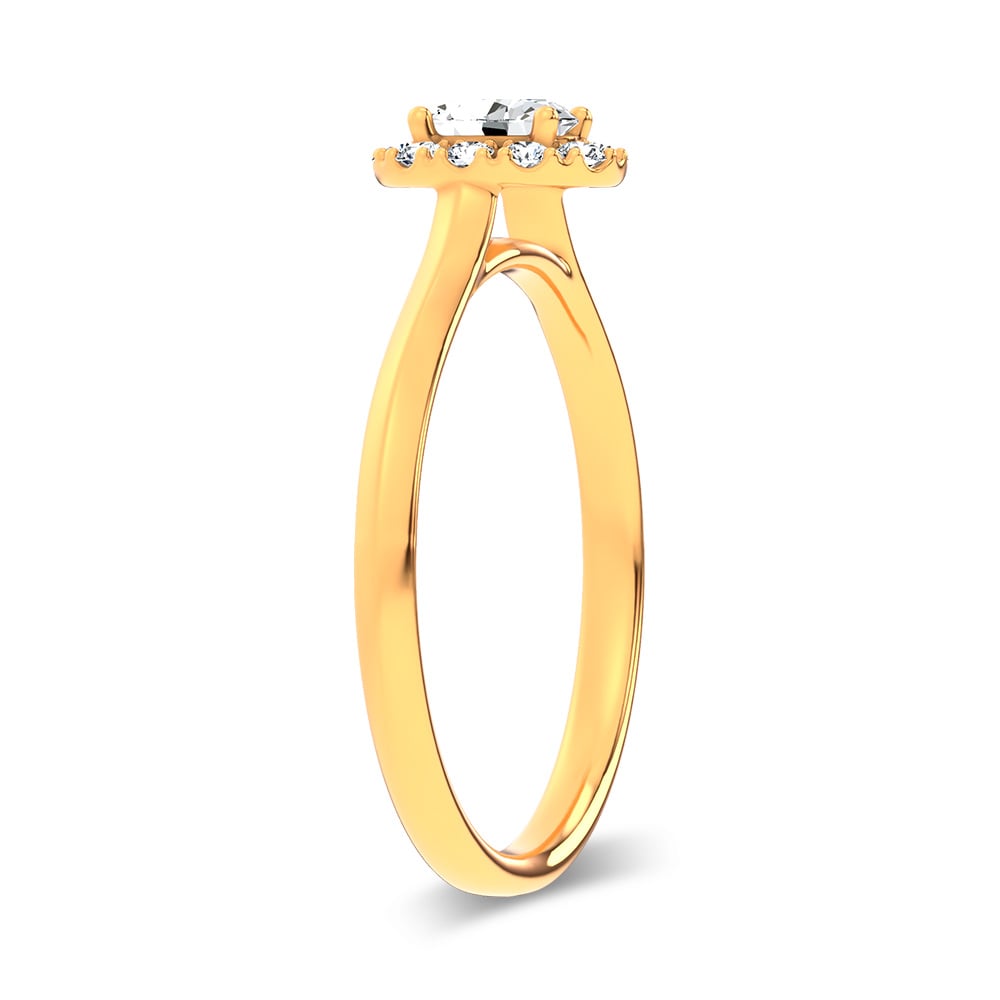 14K 0.33CT Certified Lab Grown Promise Ring