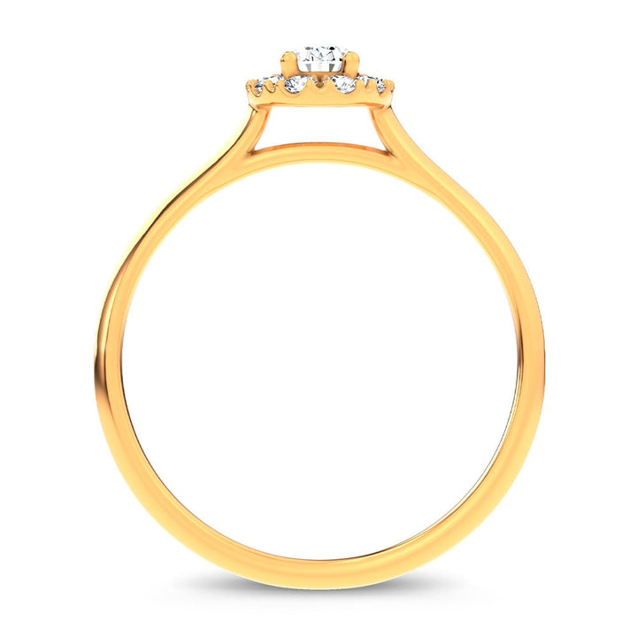 14K 0.33CT Certified Lab Grown Promise Ring