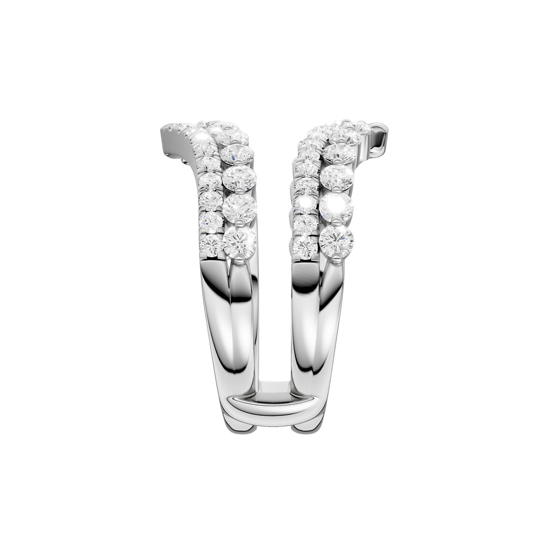 14K 1.00CT Certified Lab Grown Diamond Ring Guard