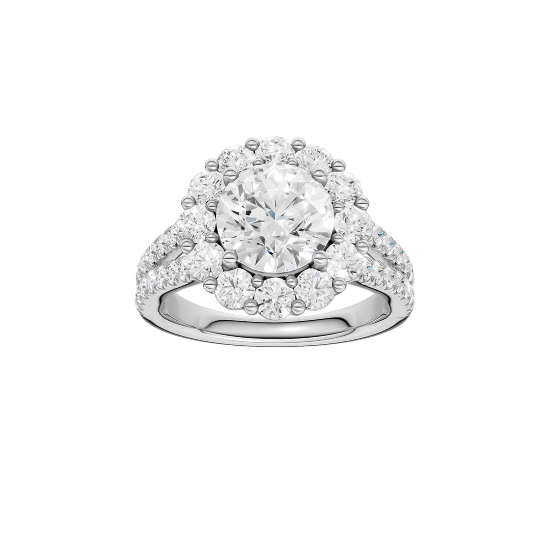 14K 3.25CT  Certified Lab Grown Diamond Ring