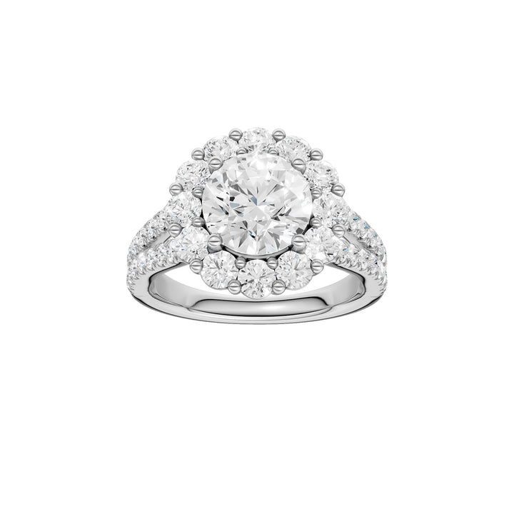 14K 3.25CT  Certified Lab Grown Diamond Ring