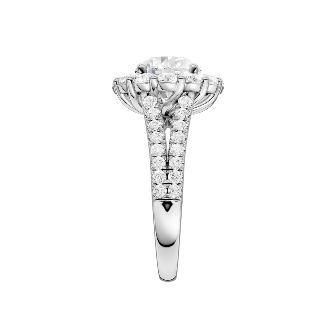 14K 3.25CT  Certified Lab Grown Diamond Ring