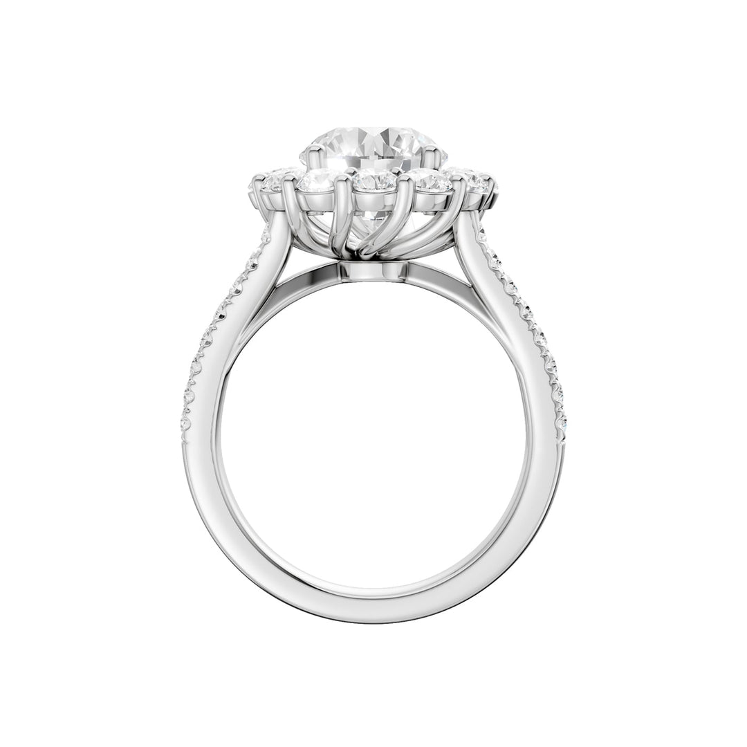 14K 3.25CT  Certified Lab Grown Diamond Ring