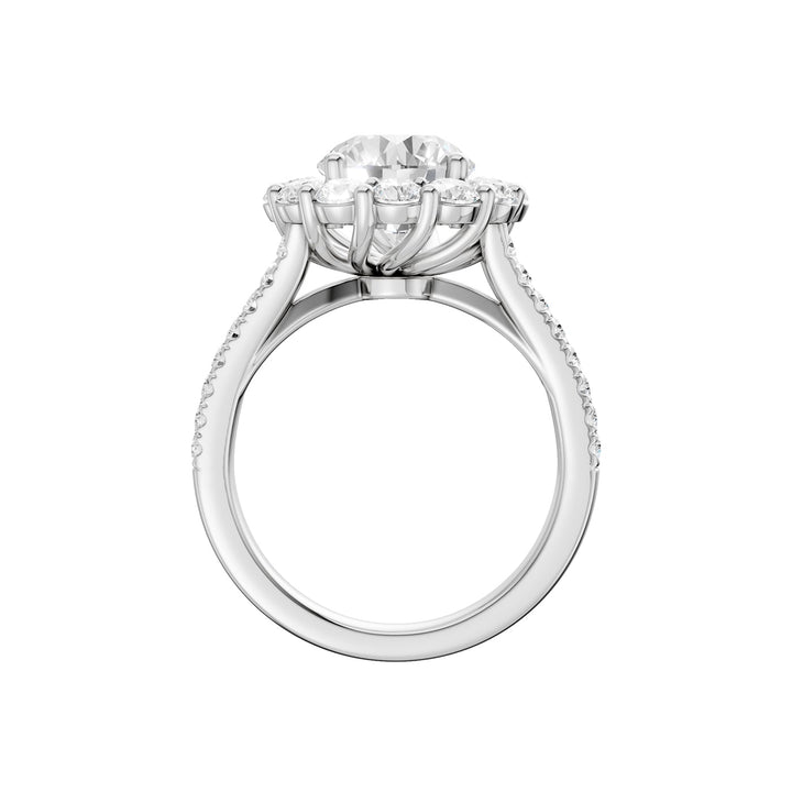 14K 3.25CT  Certified Lab Grown Diamond Ring