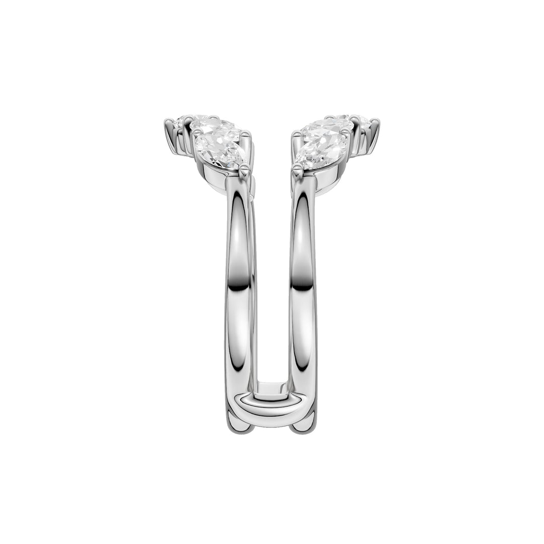 14K 1.00CT Certified Lab Grown Diamond Ring Guard