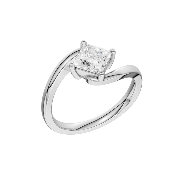 14K 1.00CT Certified Lab Grown Diamond Ring
