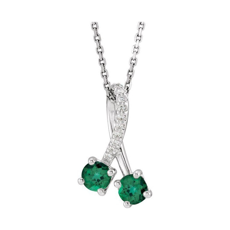Two-Stone Necklace or Pendant