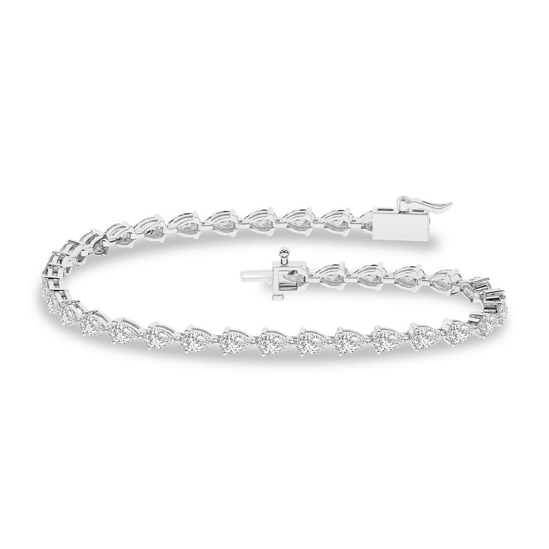 14K 5.00CT Certified Lab Grown Diamond Bracelet