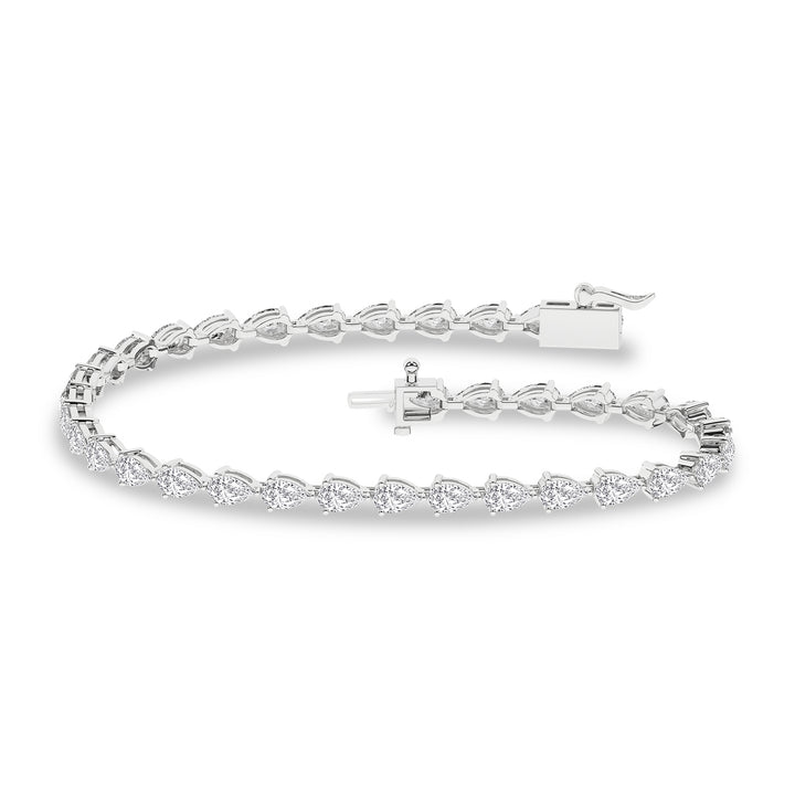 14K 5.00CT Certified Lab Grown Diamond Bracelet