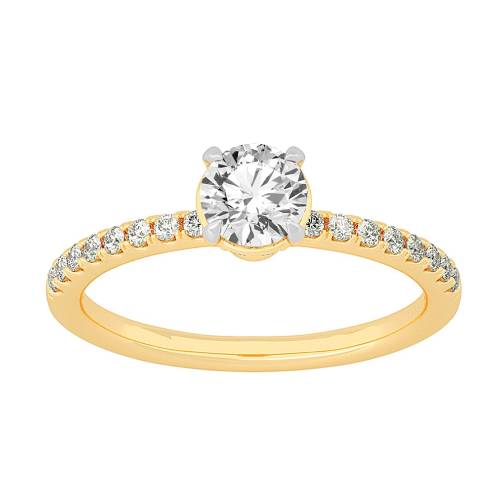 10K 1.00CT Certified Lab Grown Diamond Ring